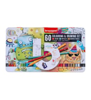 Bruynzeel Colouring & Drawing Set Small Artists 60'lı (Karışık)