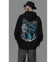 Subzero Baskılı Unisex Oversize Anime Karakter Hoodie