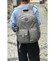 Suya Dayanıklı Büyük Boy Gri Sırt Çantası