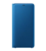 Galaxy A7 2018 ile Uyumlu Wallet Cover Kılıf Mavi EF-WA7500PLEGWW