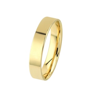 Erkek 4.5mm Kibrit Çöpü Altın Alyans