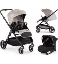 Kanz X-go + Plus Silver Travel Sistem Bebek Arabası (Gri)