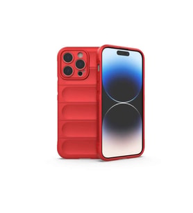 iPhone 16 Pro Kılıf Optimum Silikon - Kırmızı