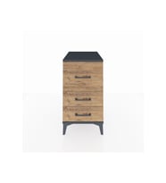 Kronos Komodin 3 Çekmeceli 44x59x80 Antrasit-Çam