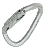 Kong Ovalone DNA Auto Block Carbon Otomatik Kilitli Triactlock 40KN Oval Helisel Burgulu Çelik Karabina 414LN0999KK (Gümüş)