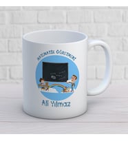 Kişiye Özel Meslek Matematik Öğretmeni Hediyelik Kupa Bardak