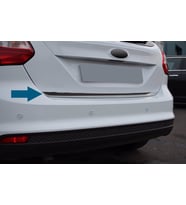 Ford Focus 3 HB Formlu Krom Bagaj Alt Çıtası 2011-2014