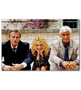 Cakapuzzle Jean Paul Belmondo Alain Delon Vanessa Puzzle Yapboz MDF (Ahşap) (120 Parça)