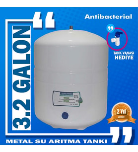 Sulook Su Arıtma Cihazı Tankı 3.2 Galon Metal (12 Litre)