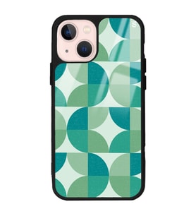 iPhone 13 Retro Green Duvar Kağıdı Tasarımlı Glossy Telefon Kılıfı
