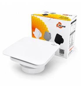 PLASTİK ASPİRATÖR 150 BEYAZ BANYO TUVALET HAVALANDIRMA ASPİRATÖRÜ 20W 2800RPM 320M3/H EBT-150SB
