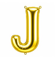 J Harfi Folyo Balon Altın Rengi (76 cm)