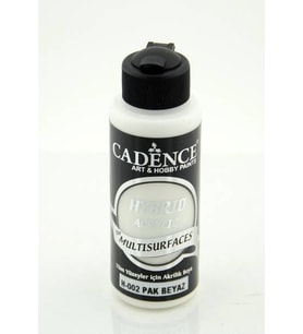 Cadence Hybrid Multisurface Akrilik Boya 120 ml. H-002 PAK BEYAZ 