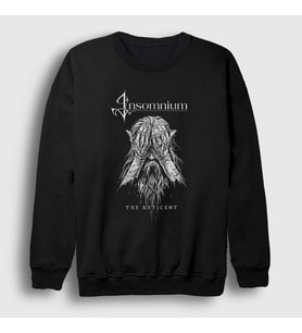Presmono Unisex Siyah Reticent Insomnium Sweatshirt 410960tt