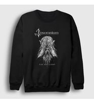 Presmono Unisex Siyah Reticent Insomnium Sweatshirt 410960tt