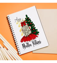 Mutlu Yıllar & Merry Christmas & Yılbaşı Tasarımlı Defter Kişiye Özel