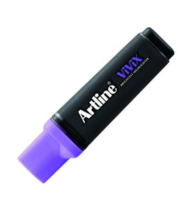 Artline Vivix Parlak Mürekkepli Fosforlu Kalem 2-5 mm FOSFORLU MOR 