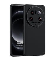 Microsonic Matte Silicone Xiaomi Mi 14 Ultra Kılıf Siyah
