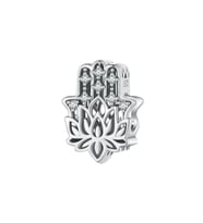 Koruyucu Lotus Charm  925 Ayar Gümüş