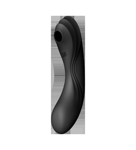 Curvy Trinity 4 Black Emişli Güçlü Titreşim Motorlu Kitoris Uyarıcı Vibratör