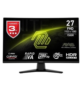 MSI 27 VA MAG 274CXF 0.5MS 280HZ HDMI-DP KAVISLI GAMING MONİTÖR 1920X1080