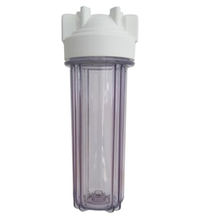 Su Arıtma 10 Inc Şeffaf Filtre Kabı 3/4 Bağlantı Nsf Sertifikalı