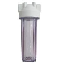 Su Arıtma 10 Inc Şeffaf Filtre Kabı 3/4 Bağlantı Nsf Sertifikalı