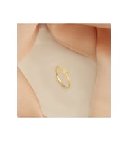 TAŞLI ÇİÇEK YÜZÜK (Gold)