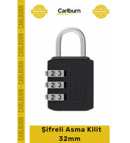 #AsmaKilit Güvenlik Emniyet Çelik Zırhlı Uzun Ömürlü Dayanıklı Kaliteli Şifreli Asma Kilit 32mm