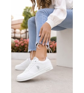 U.S. Polo Assn. Fran Wmn Kadın Sneaker Ayakkabı Beyaz