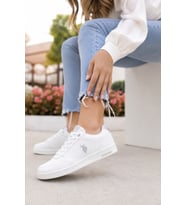 U.S. Polo Assn. Fran Wmn Kadın Sneaker Ayakkabı Beyaz