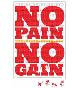 No Pain No Gain Puzzle 240 Parça Yapboz