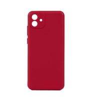 Galaxy A04 Kılıf Lüx Kamera Koruma Çıkıntılı Soft Silikon (Kırmızı)