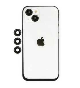 Uray store Apple iPhone 14 Shine Kamera Lens - Siyah