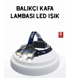 Profesyonel Şarjlı Led Far – Ipx5 Suya Dayanıklı, 4 Işık Modu, Hareket Sensörlü