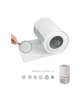 Purmed 10 Adet Electrolux Pure 500 Hava Temizleyici Uyumlu Toz Tutucu Ön Filtre