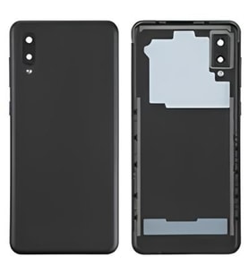 Samsung Galaxy A02 - SM-A022 FULL Kasa Arka Kapak Takım SİYAH