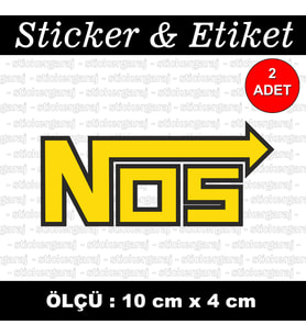 nos hızlı etiket sticker - 2 adet çıkartma araba motosiklet kask atv tablet pc buzdolabı otomobil bilgisayar uyumlu
