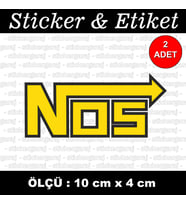 nos hızlı etiket sticker - 2 adet çıkartma araba motosiklet kask atv tablet pc buzdolabı otomobil bilgisayar uyumlu
