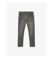 Koton Pamuklu Slim Fit Gri Erkek Jean Pantolon 6SAM40056ND