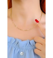 ÇITIR ZİNCİR KOLYE 14 AYAR A085015