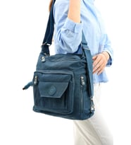 Ultra Hafif Hem Sırt Hem Omuz Kadın Çantası Mavi (Model: 571-5B)