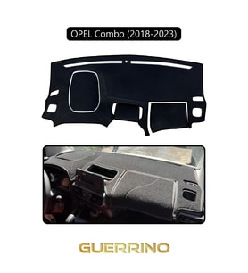 OPEL Combo 18+ (2018-2023)TORPİDO KORUMA HALISI SİYAH KENAR