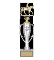 ODAK KUPA - Figürlü Kupalar - At / Binici Figürlü Kupalar FG-025 B - 36 cm