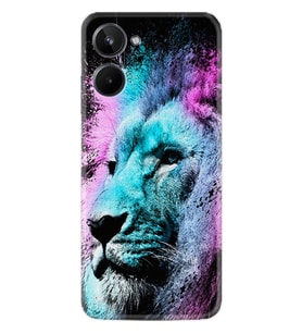 10 Kılıf Silikon Desen Özel Seri Pink Blue Leon 1603