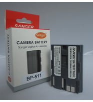 Sanger BP511 Kamera Bataryası, Canon BP511 Batarya