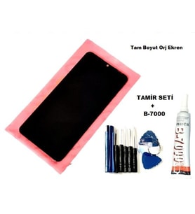 Tkgz P30 Lite Uyumlu Lcd Ekran Dokunmatik Tam Boyut + B-7000 + Tamir Seti