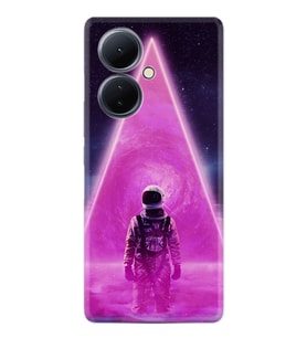 Vivo V29 Lite Kılıf Desenli Silikon Platinium Series Astro Purple2 1907