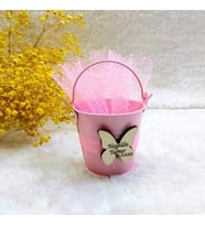 30 Adet Metal Kova Pembe Kız Bebek Şekeri-
