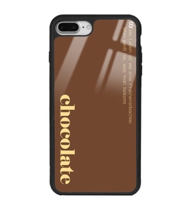 iPhone 8 Plus Choclate Tasarımlı Glossy Telefon Kılıfı